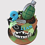 Fortnite Grenade Truffle Cake