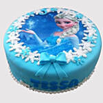Frozen Elsa Truffle Cake