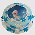 Frozen Snowflakes Truffle Cake