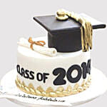 Graduation Party Fondant Truffle Cake