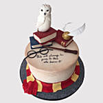 Hedwig The Snowy Owl Black Forest Cake