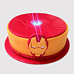 Iron Man Headquarters Butterscotch Cake