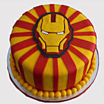 Iron Man Vanilla Cake