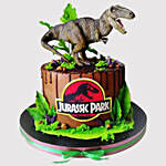 Jurassic Park Designer Butterscotch Cake