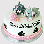 Kittens Playing Black Forest Cake