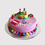 Lego Friends Themed Truffle Cake