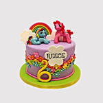 Little Pony Magic Land Vanilla Cake
