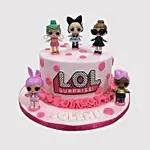 Lol Dolls Black Forest Cake