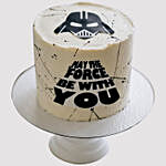 May The Force Be With You Vanilla Cake