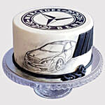 MercedesBenz Themed Truffle Cake