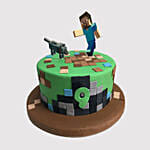 Minecraft Butterscotch Cake