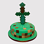 Minecraft Tree House Black Forest Cake