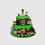 Minecraft World Vanilla Cake
