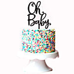 Oh Baby Sprinkles Vanilla Cake