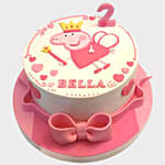 Peppa Pig Fondant Cake Blackforest