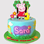 Peppa Pig Playground Vanilla Cake