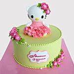 Pretty Hello Kitty Butterscotch Cake