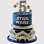 R2D2 Star Wars Butterscotch Cake