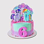 Rainbow Dash and Twilight Sparkle Truffle Cake