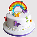 Rainbow Land Butterscotch Cake