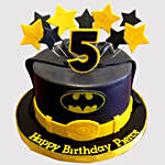 Starry Batman Vanilla Cake