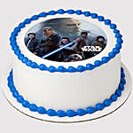 Star Wars Round Black Forest Photo Cake