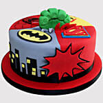 Superheroes Avengers Black Forest Cake