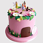 Tinker Bell Faries Butterscotch Cake