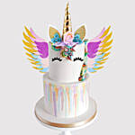 Unicorn Fairy Black Forest Cake