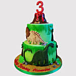 Volcano Jungle Black Forest Cake