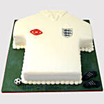 White Football Jersey Black Forest Cake