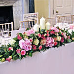 Pink Floral Table Arrangement