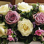 Purple Flower Table Arrangement