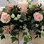 Rose With Astible & Orchid Table Arrangement