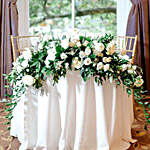 White Floral Table Arrangement