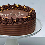 Happy New Year Crunchy Walnut Chocolate Cake