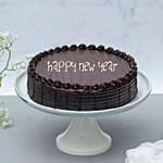 Happy New Year Luscious Chocolate Fudge Cake