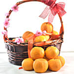 Bright Oranges Care Basket