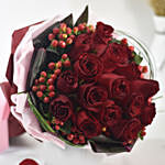 Love Blooming In Roses Bouquet