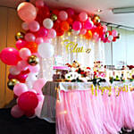 Decorative Balloon Garland Arch