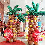 Decorative Balloon Palm Tree Sculpture