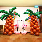 Decorative Balloon Palm Tree Sculpture