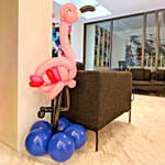 Decorative Flamingo Balloon Sculpture