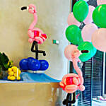 Decorative Flamingo Balloon Sculpture