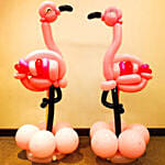 Decorative Flamingo Balloon Sculpture