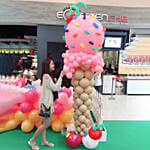 Decorative Ice Cream Balloon Sculpture