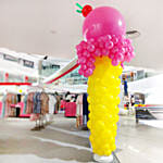 Decorative Ice Cream Balloon Sculpture