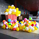 Giant Popcorn Display Balloon Sculpture