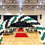 Lovely Spiral Balloon Arch