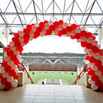 Lovely Spiral Balloon Arch